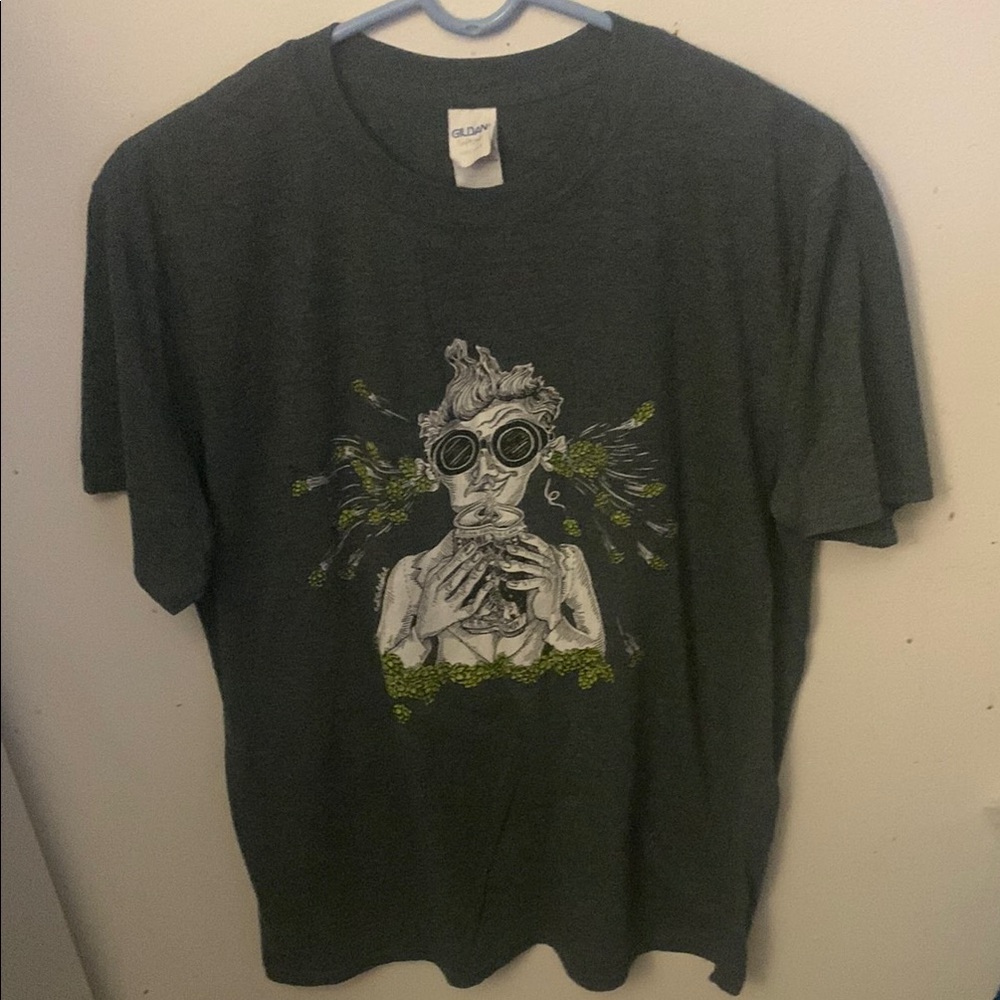 The Alchemist Very Cool Grey Crewneck Tshirt on Gildan Ring Spun Cotton SZ Large